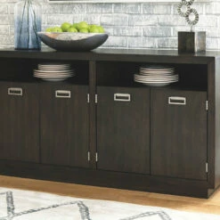 Ashley Furniture Hyndell - Dark Brown - Dining Room Server