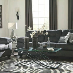 Ashley Furniture Accrington - Tufted Box - Stationary Loveseats