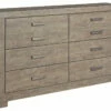 Ashley Furniture Dressers Culverbach - Gray - Dresser, Mirror