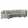 Emerald Home Analiese Cuddler Sectional, Dove Sectionals