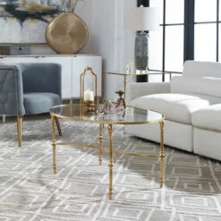 Uttermost Vitya Glass Coffee Table Tables