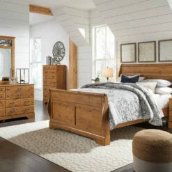 Signature Design By Ashley® Bittersweet - Light Ultimate Best In Class Dresser, Mirror, Sleigh Bed