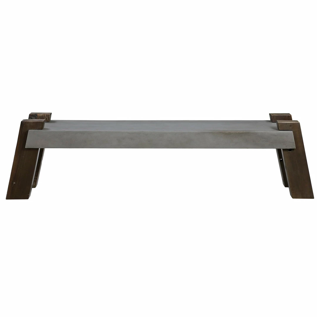 Buy ๐ Uttermost Lavin Industrial Concrete Bench Benches ๐ 3 Uttermost Lavin Industrial Concrete Bench Benches
