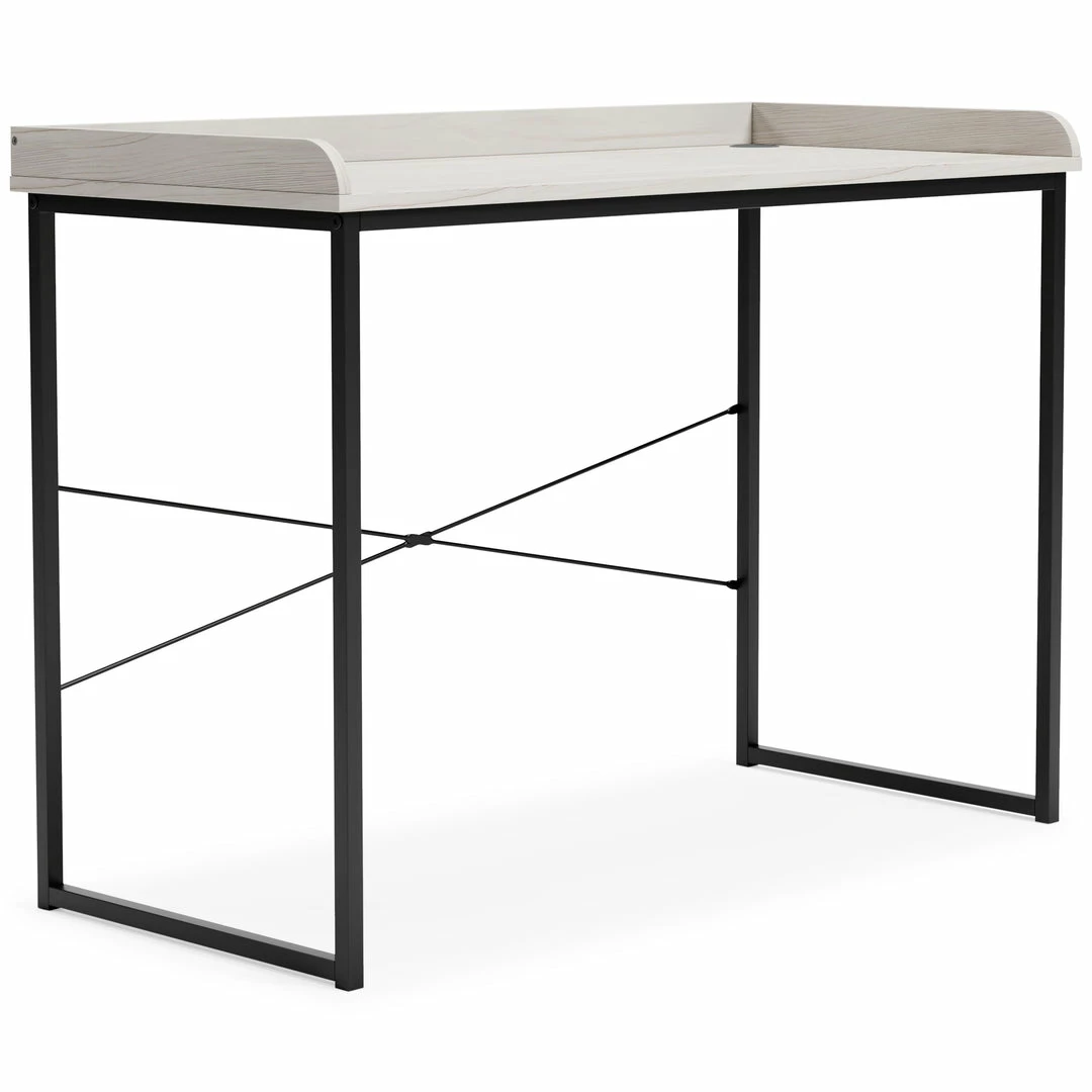 Cheap 👏 Signature Design By Ashley® Desks Bayflynn - White/black - Home Office Desk 💯 3 Signature Design By Ashley® Desks Bayflynn - White/black - Home Office Desk