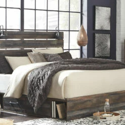 Signature Design By Ashley® Drystan - Multi - Dresser, Mirror, Panel Bed Bedroom Sets