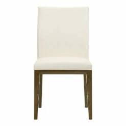 Moe's Home Collection Chairs Frankie Dining Chair White-m2
