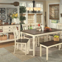Outlet 🧨 Ashley Furniture Chairs Whitesburg - Brown/cottage White - Dining Room Side Chair (2/cn) 🧨 22 Ashley Furniture Chairs Whitesburg - Brown/cottage White - Dining Room Side Chair (2/cn)
