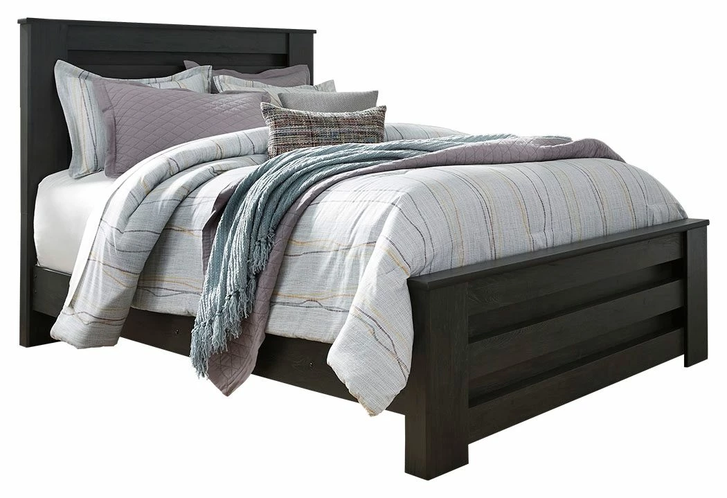 Best deal 🌟 Signature Design By Ashley® Brinxton - Charcoal - Panel Bed 👍 4 Signature Design By Ashley® Brinxton - Charcoal - Panel Bed