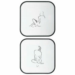 Accessories Uttermost Feminine Sketch Framed Prints, S/2