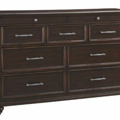 Ashley Furniture Dressers Brynhurst - Dark Ultimate Best In Class Dresser, Mirror