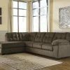 Wholesale 👏 Signature Design By Ashley® Accrington - Sleeper Sectional With Chaise Sectionals ✨ 2 Signature Design By Ashley® Accrington - Sleeper Sectional With Chaise Sectionals