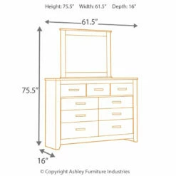 Brand new 🔔 Ashley Furniture 👗 Dressers Brinxton - Charcoal - 👗 Dresser, Mirror 💯 19 Ashley Furniture Dressers Brinxton - Charcoal - Dresser, Mirror