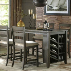 Ashley Furniture Stools Rokane - Light Brown - Upholstered Barstool (2/cn)