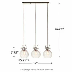 Deals 🌟 Ashley Furniture Johano - Gray - Glass Pendant Light (1/cn) 🥰 7 Ashley Furniture Johano - Gray - Glass Pendant Light (1/cn)
