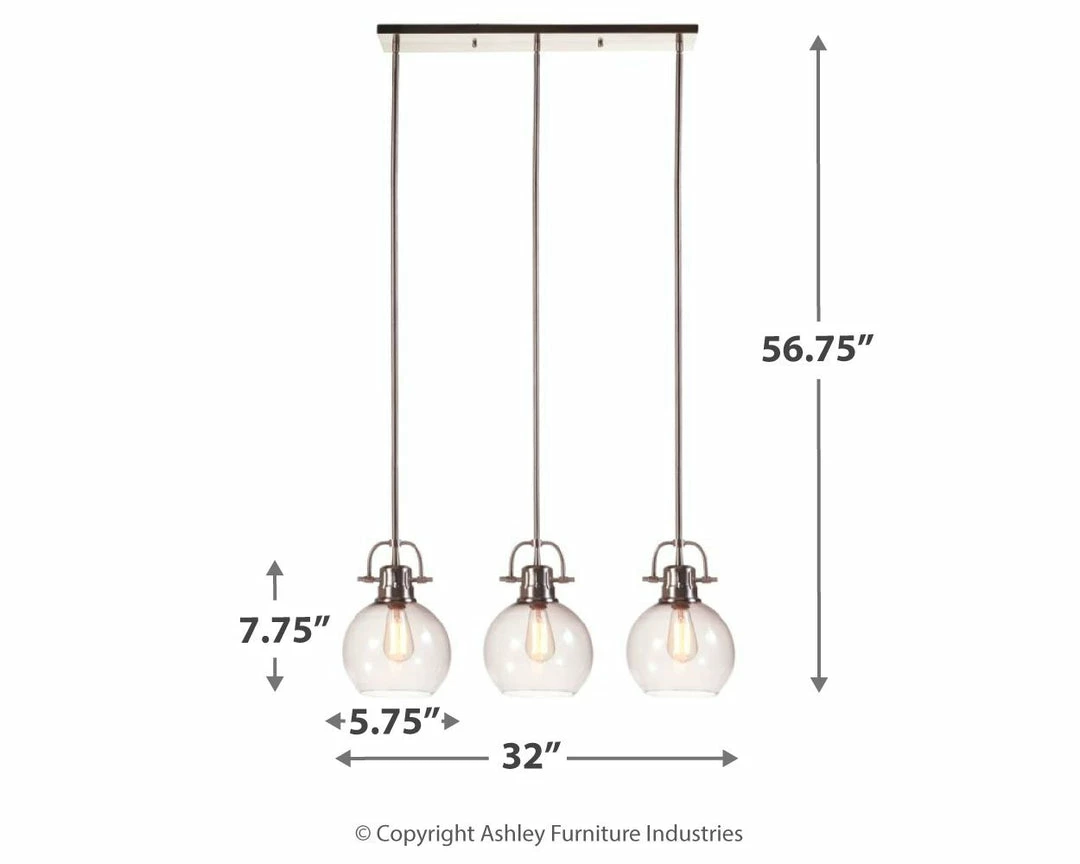 Deals 🌟 Ashley Furniture Johano - Gray - Glass Pendant Light (1/cn) 🥰 5 Ashley Furniture Johano - Gray - Glass Pendant Light (1/cn)