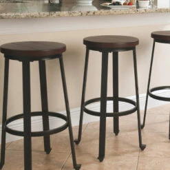 Ashley Furniture Challiman - Rustic Ultimate Best In Class Stool (2/CN)