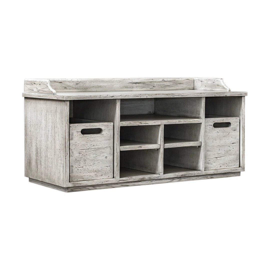 Deals 🔔 Benches Uttermost Ardusin White Hobby Bench ⭐ 7 Benches Uttermost Ardusin White Hobby Bench