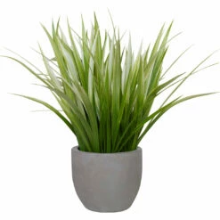 Accessories Uttermost Dracaena Grass In Gray Planter