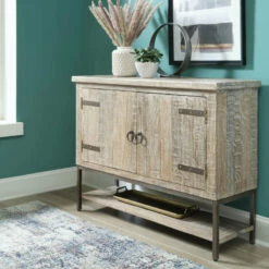 Promo ๐ Ashley Furniture Laddford - Whitewash - Accent Cabinet - 2-shelves โ๏ธ 15 Ashley Furniture Laddford - Whitewash - Accent Cabinet - 2-shelves