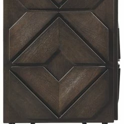 Ashley Furniture Chasinfield - Dark Brown - Extra Large Tv Stand