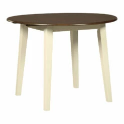 Ashley Furniture Tables Woodanville - Light Brown - Round Drm Drop Leaf Table
