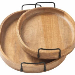 Discount 🎉 Ashley Furniture Table Decor Jocelyne - Brown/black - Tray Set (2/cn) 🔥 8 Ashley Furniture Table Decor Jocelyne - Brown/black - Tray Set (2/cn)