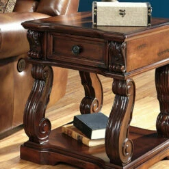 Discount 🌟 Ashley Furniture Alymere - Rustic Brown - Square End Table Tables ❤️ 21 Ashley Furniture Alymere - Rustic Brown - Square End Table Tables