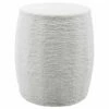 Uttermost Resort White Accent Stool Tables