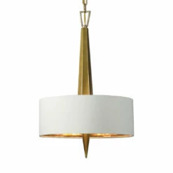 Accessories Uttermost Obeliska 3 Light Gold Chandelier