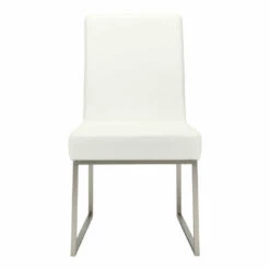 Moe's Home Collection Tyson Dining Chair White-m2