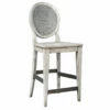 Uttermost Clarion Aged White Counter Stool Stools