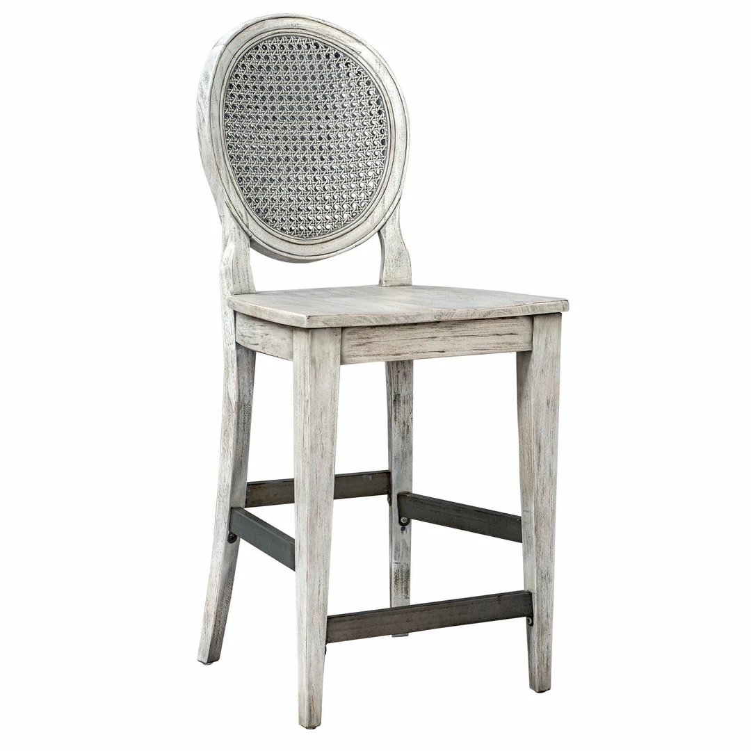 Outlet ๐ Uttermost Clarion Aged White Counter Stool Stools ๐ 3 Uttermost Clarion Aged White Counter Stool Stools