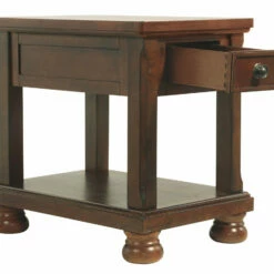 Ashley Furniture Tables Porter - Rustic Brown - Chair Side End Table