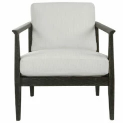 Chairs Uttermost Brunei White Accent Chair