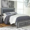 Wholesale 🎁 Signature Design By Ashley® Beds Lodanna - Gray - Platform Bed With 2 Storage Drawers 🎉 1 Signature Design By Ashley® Beds Lodanna - Gray - Platform Bed With 2 Storage Drawers