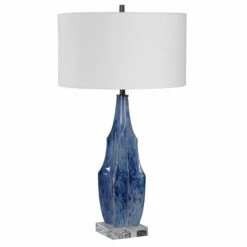 Accessories Uttermost Everard Blue Table Lamp
