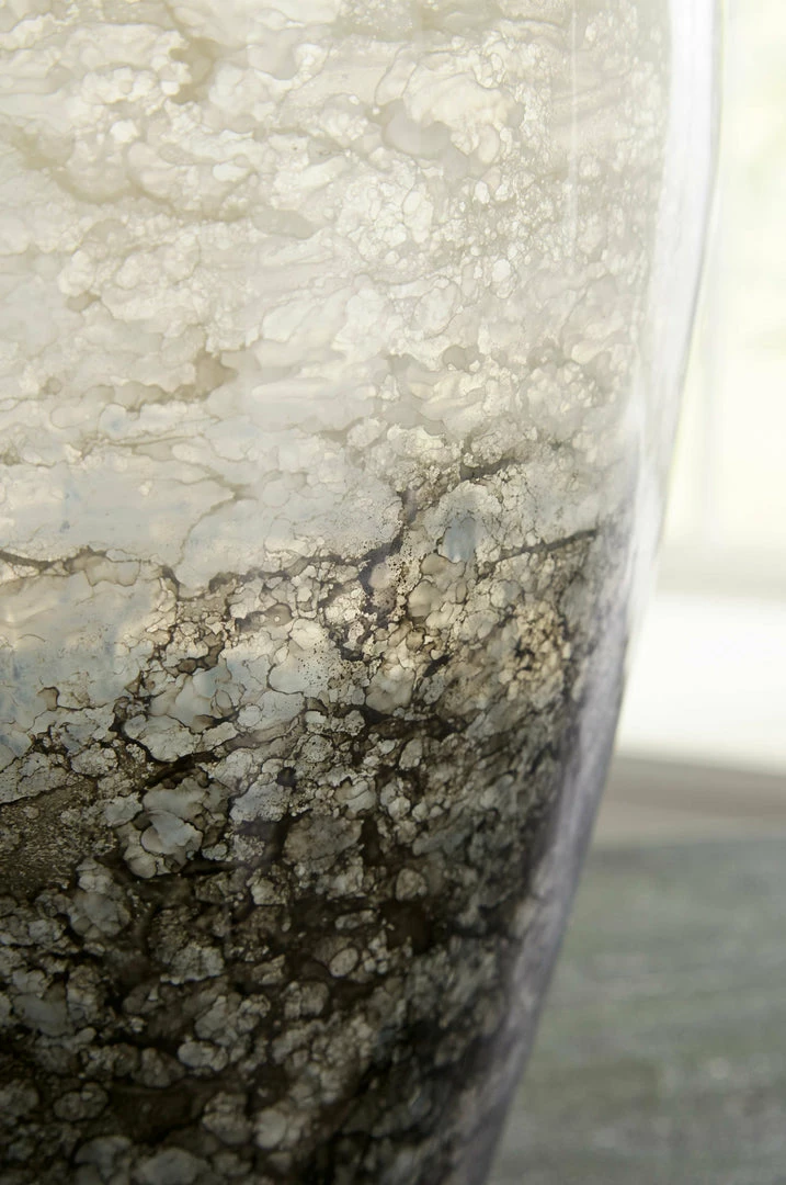 Hot Sale ⭐ Ashley Furniture Table Decor Mirielle - White/gray - Vase - Small ✨ 5 Ashley Furniture Table Decor Mirielle - White/gray - Vase - Small