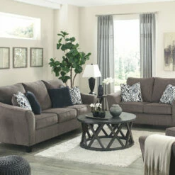 Signature Design By Ashley® Nemoli - Rustic - Sofa, Loveseat, Chair And A Half, Ottoman Living Room Sets