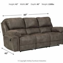 Ashley Furniture Trementon - Graphite - Reclining Sofa
