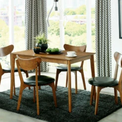Ashley Furniture Parrenfield - Brown - Dining Room Table Set (5/cn) Dining Room Sets