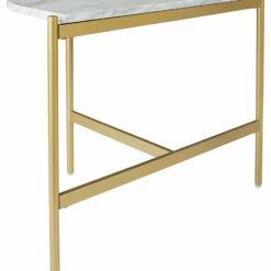 Ashley Furniture Tables Wynora - White/gold - Chair Side End Table