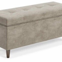 Ashley Furniture Becklow - Beige - Storage Bench