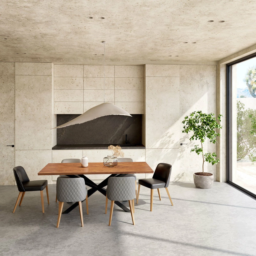 Outlet 💯 Moe's Home Collection Tables Oslo Dining Table Walnut 😉 5 Moe's Home Collection Tables Oslo Dining Table Walnut