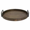 Table Decor Uttermost Reine Round Wooden Tray