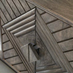 Signature Design By Ashley® Treybrook - Distressed Gray - 2 Door Accent Cabinet