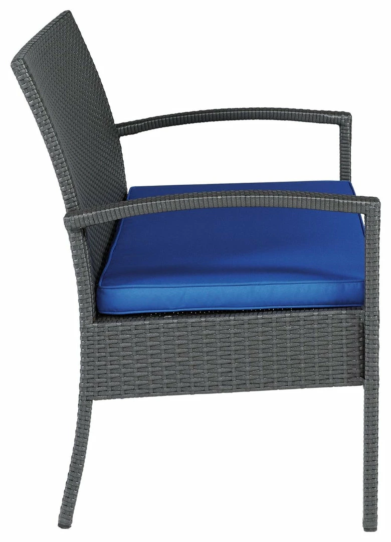 Best deal 😀 Signature Design By Ashley® Outdoor Sets Alina - Gray/blue - Love/chairs/table Set (4/cn) 🧨 8 Signature Design By Ashley® Outdoor Sets Alina - Gray/blue - Love/chairs/table Set (4/cn)