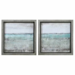 Accessories Uttermost Aqua Horizon Framed Prints, Set/2