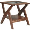 Ashley Furniture Tables Charzine - Warm Brown - Rectangular End Table