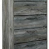 Ashley Furniture Baystorm - Gray - Five Drawer Chest