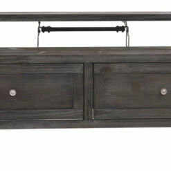 Ashley Furniture Tables Todoe - Dark Gray - Lift Top Cocktail Table